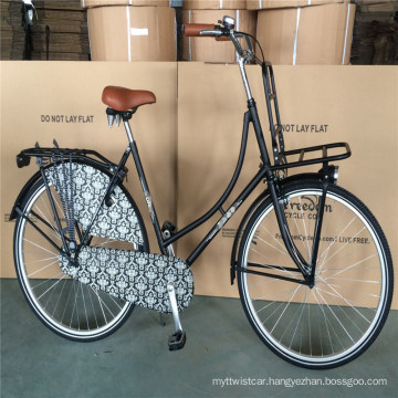 28" Classic Black Color Ladies Netherlands Holland Oma Dutch Bike